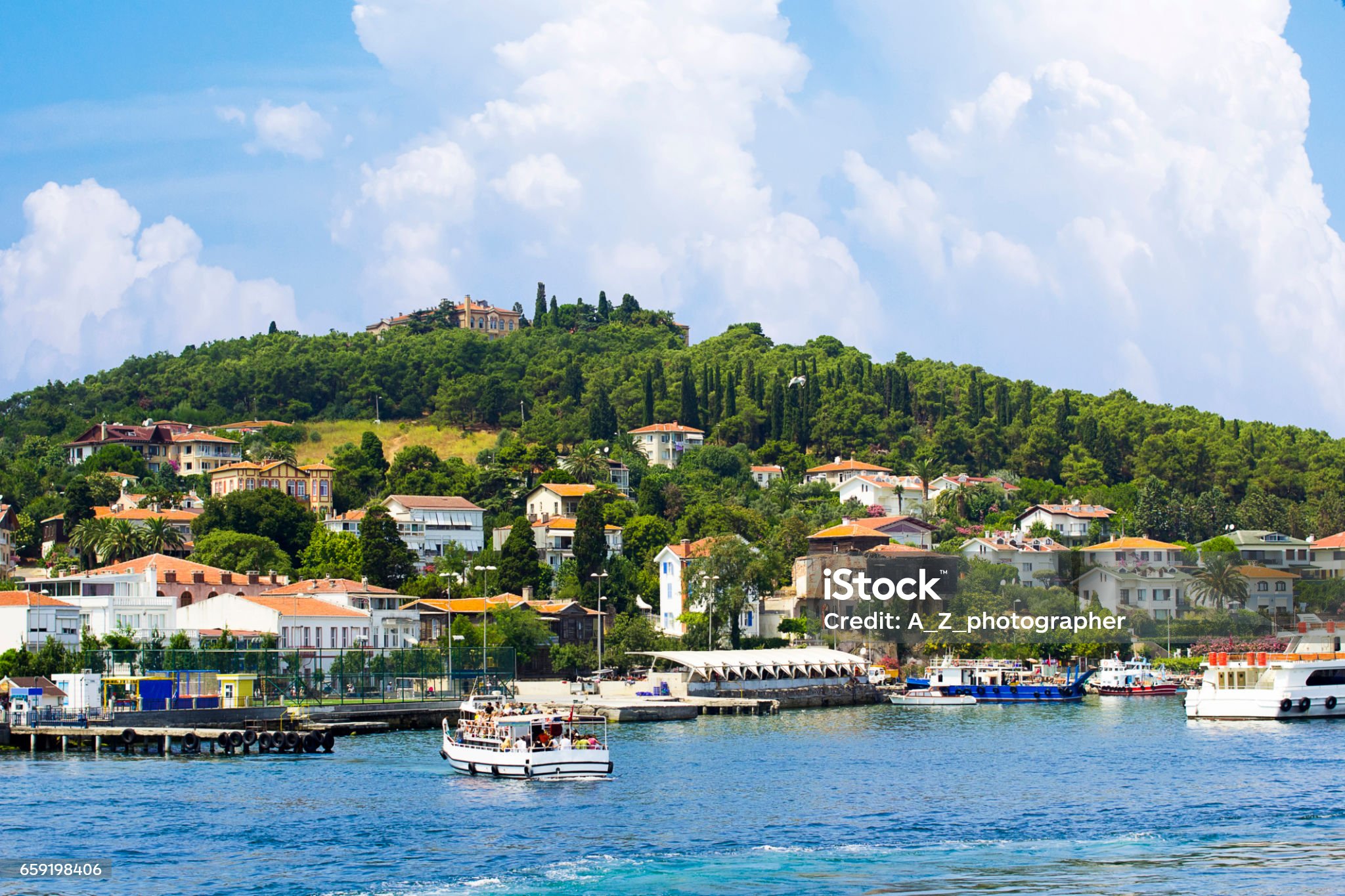 princess islands in marmara sea,turkey. landscapeю